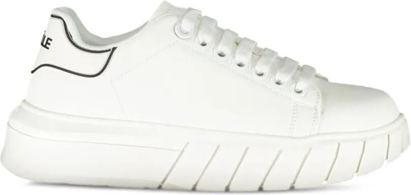 Gaëlle Paris Sneakers met chunky plateauzool Wit