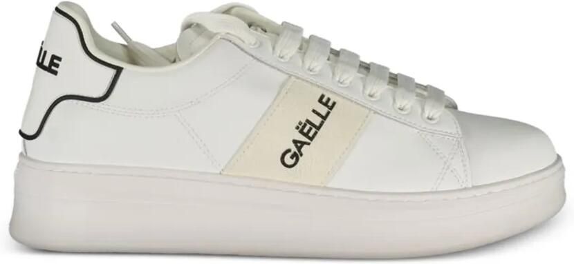 Gaëlle Paris Sneakers met logoprint Wit