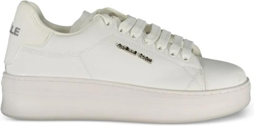 Gaëlle Paris Sneakers met plateauzool Wit