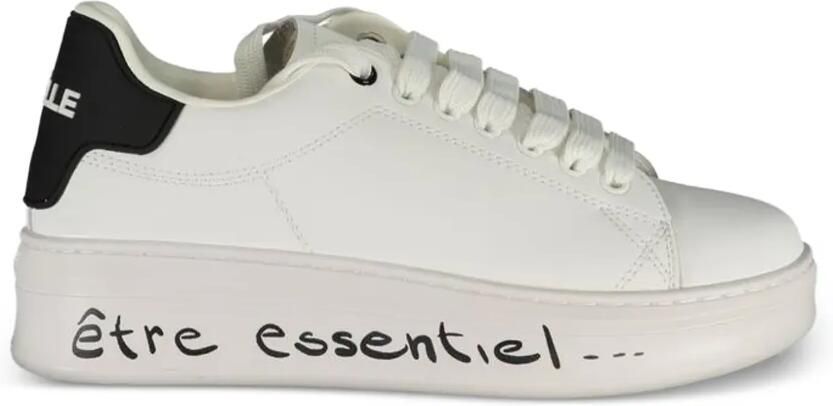 Gaëlle Paris Sneakers met plateauzool Wit