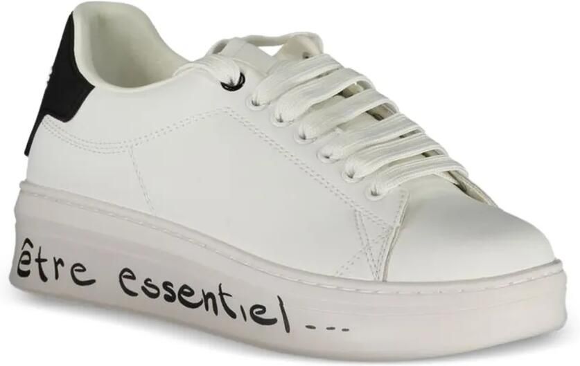 Gaëlle Paris Sneakers met plateauzool Wit - Foto 2