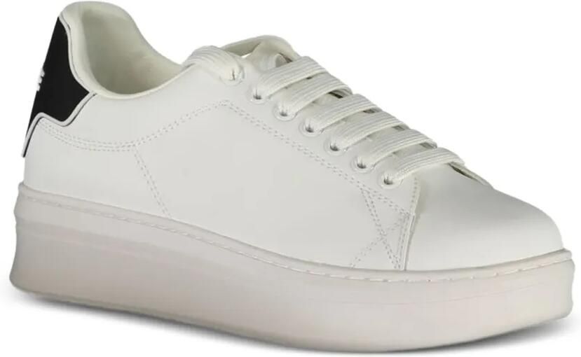 Gaëlle Paris Sneakers met plateauzool Wit - Foto 3
