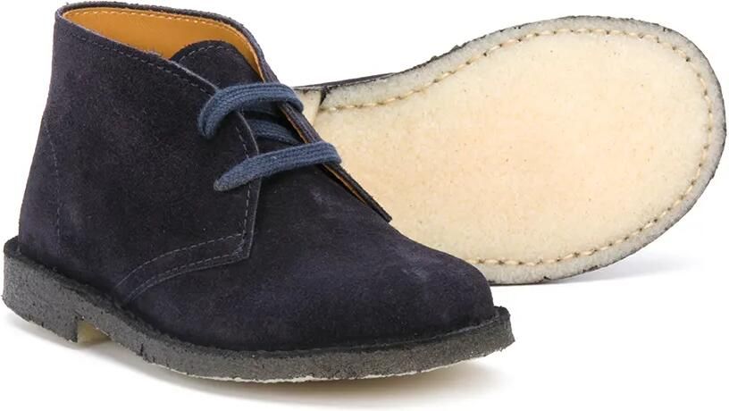 Gallucci Kids Enkellaarzen met veters Blauw - Foto 3