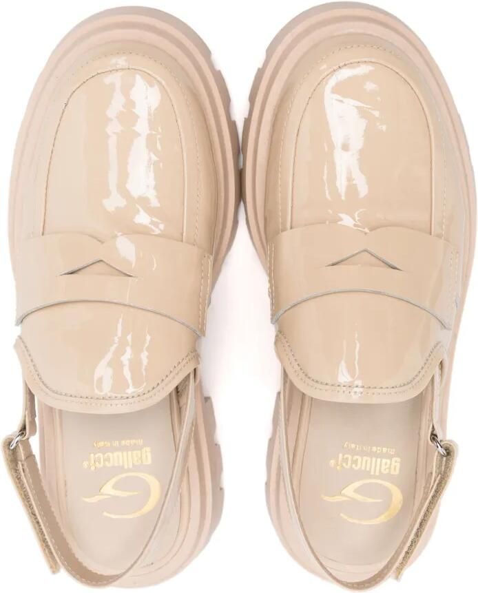 Gallucci Kids Lakleren sandalen Beige - Foto 2