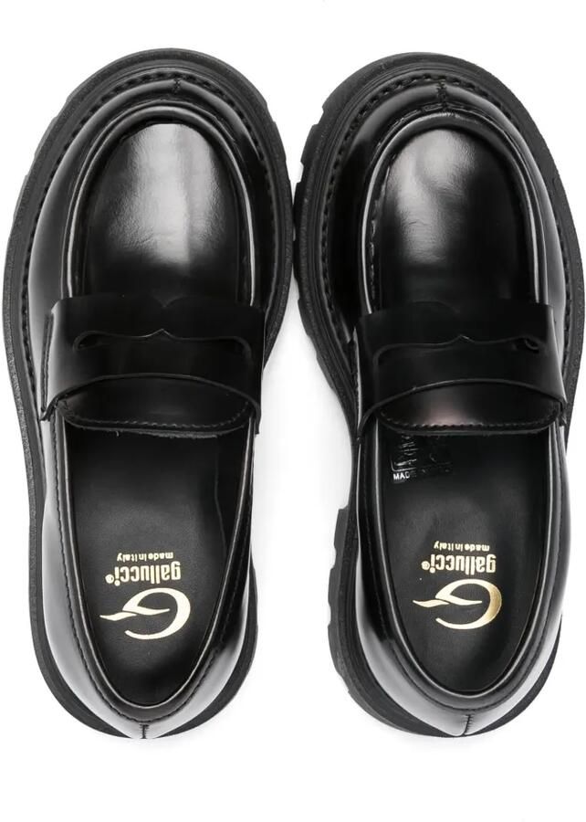 Gallucci Kids Leren loafers Zwart - Foto 2