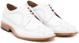 Gallucci Kids Brogues met ronde neus Wit