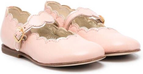 Gallucci Kids Ballerina's met gesp Roze