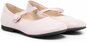 Gallucci Kids Mary Jane schoenen met glitter Roze