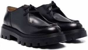 Gallucci Kids Leren loafers Zwart