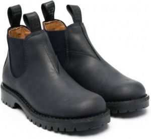 Gallucci Kids Leren enkellaarzen Blauw