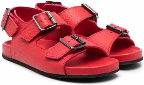 Gallucci Kids Milano sandalen met dubbele gesp Rood