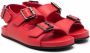 Gallucci Kids Milano sandalen met dubbele gesp Rood - Thumbnail 1
