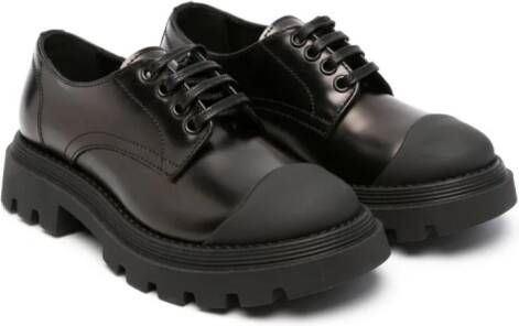 Gallucci Kids Veterschoenen met rubberen neus Zwart