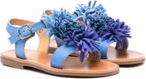 Gallucci Kids Sandalen met franje Blauw