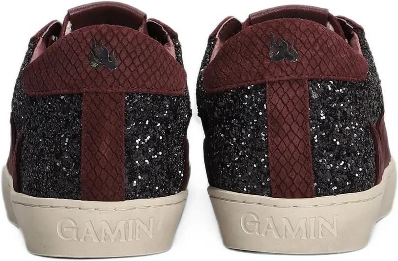 Gamin Dopamine sneakers met vlammen-patch en glitter-effect Rood - Foto 3