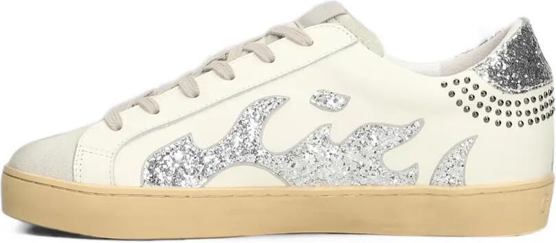 Gamin Dopamine sneakers met studs en glittervlammen Wit - Foto 5