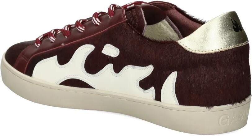 Gamin Sneakers met vlammenpatch Bruin - Foto 4