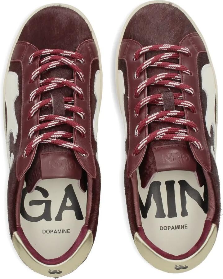 Gamin Sneakers met vlammenpatch Bruin - Foto 2