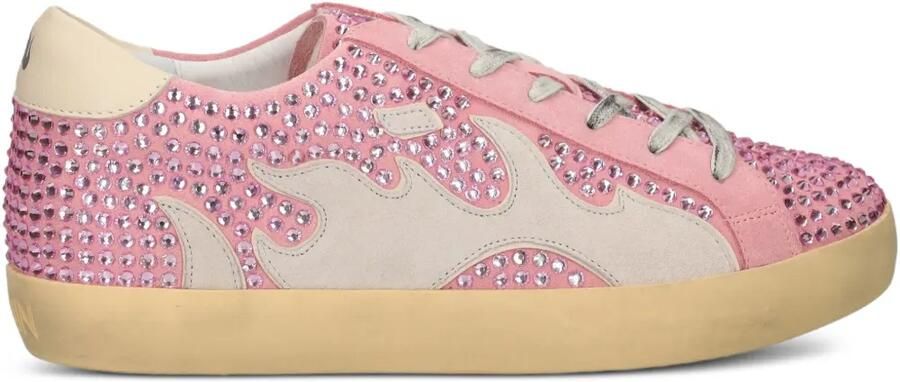 Gamin Sneakers verfraaid met stras Roze - Foto 4