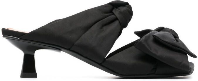 GANNI Sandalen met strik Zwart