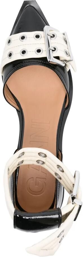 GANNI 55 mm Feminine Buckle pumps Zwart - Foto 3