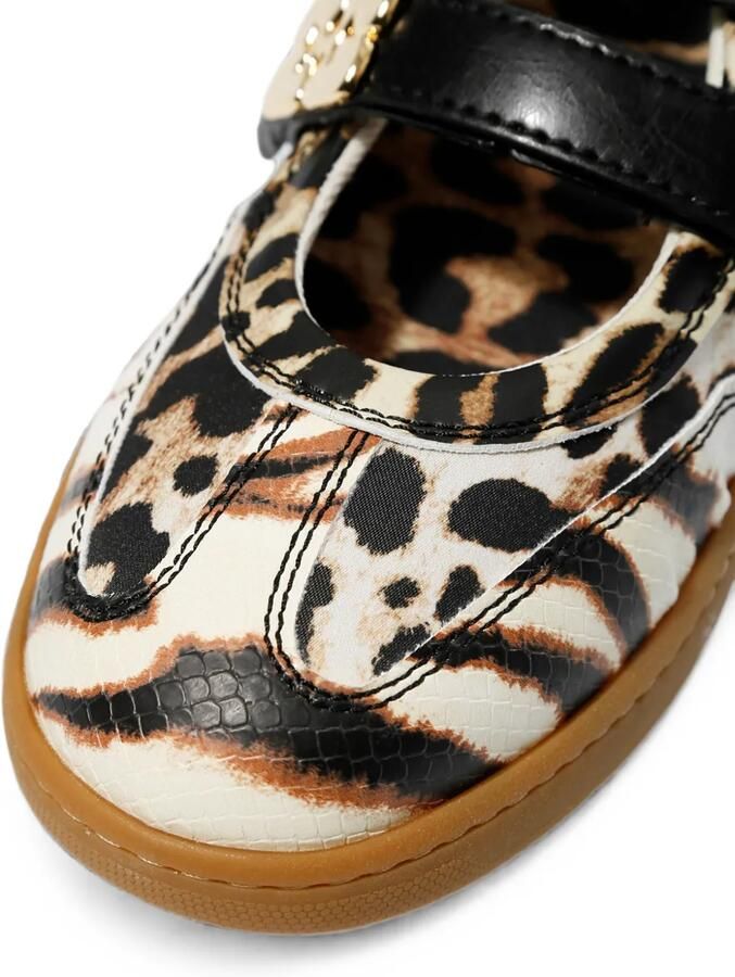 GANNI Ballerina's met dierenprint en gespdetail Beige - Foto 2