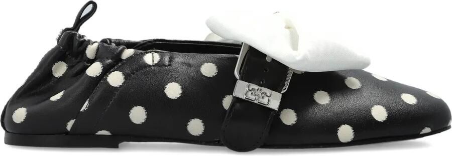 GANNI Ballerina's met stippen Zwart
