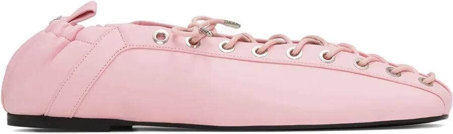 GANNI Ballerina's met veters Paars