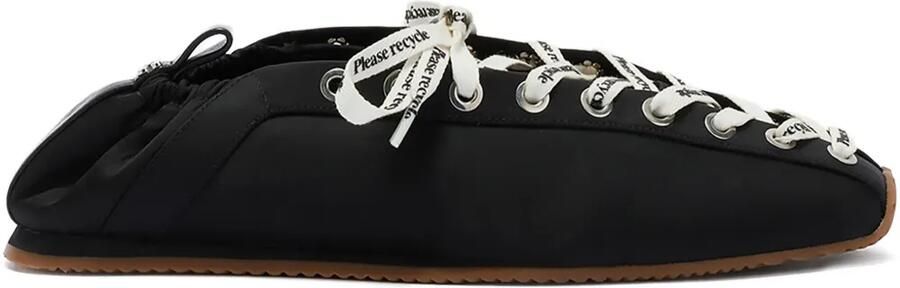 GANNI Ballerina's met veters Zwart