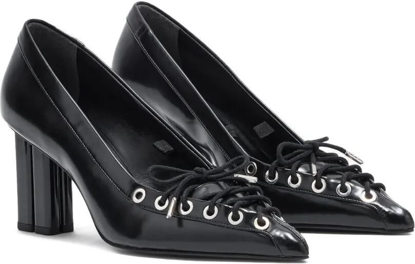 GANNI Butterfly pumps met veters Zwart - Foto 3