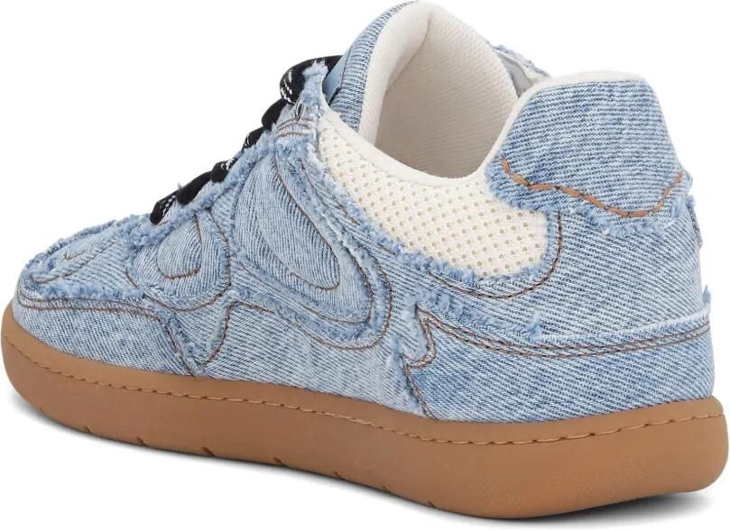 GANNI Gerafelde sneakers met vlakken Blauw - Foto 5