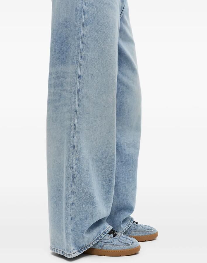 GANNI Gerafelde sneakers met vlakken Blauw - Foto 3