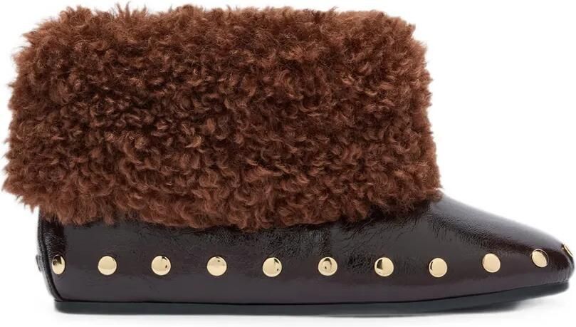 GANNI Jenny low-top laarzen Bruin
