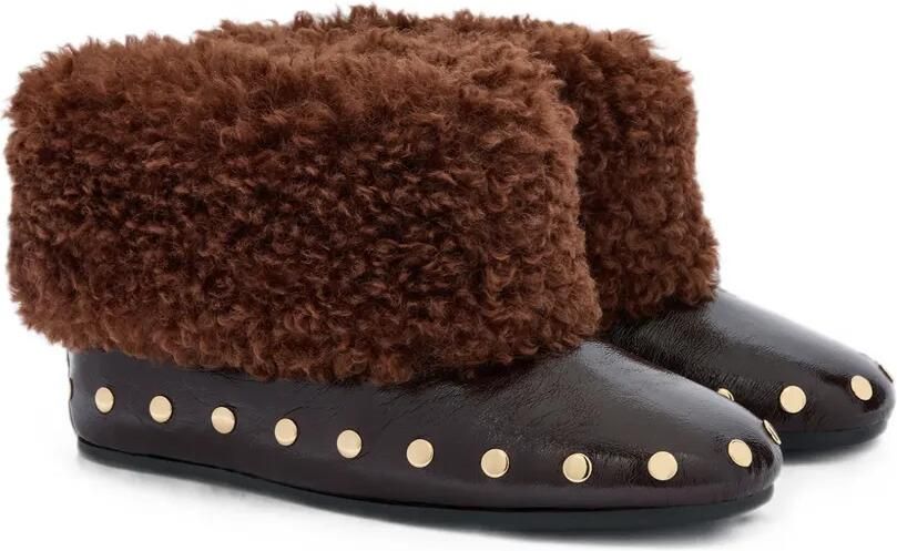 GANNI Jenny low-top laarzen Bruin - Foto 3