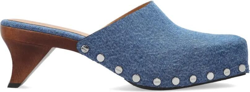GANNI Muiltjes met studs Blauw