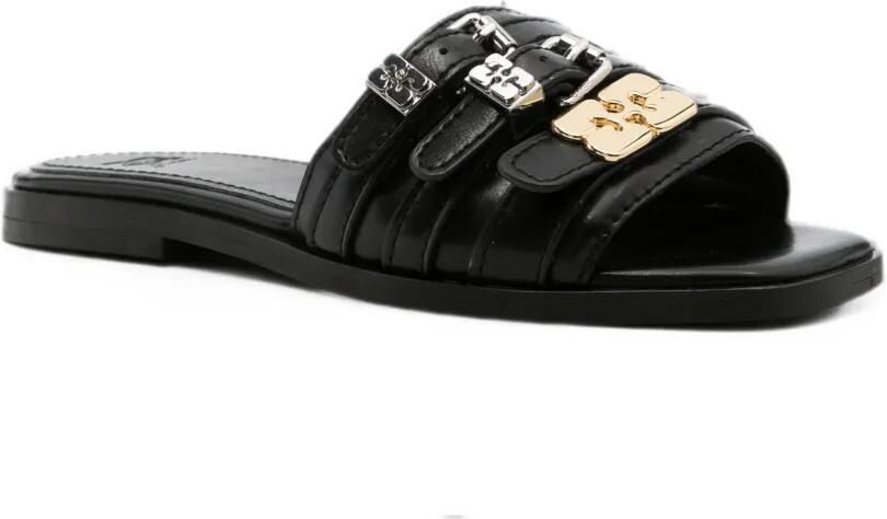 GANNI Slippers met gesp Zwart - Foto 2