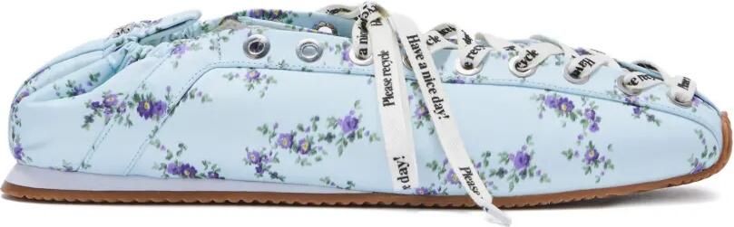 GANNI Sneakers met bloemenprint Blauw