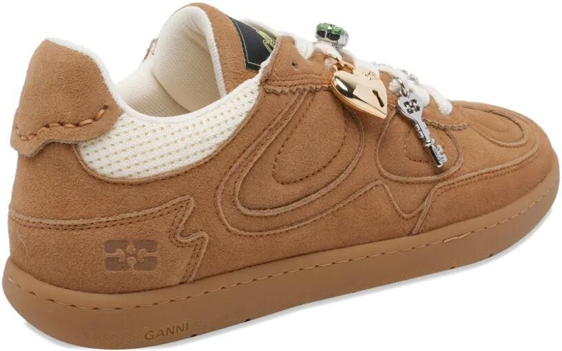 GANNI Sneakers met ronde neus Bruin - Foto 3