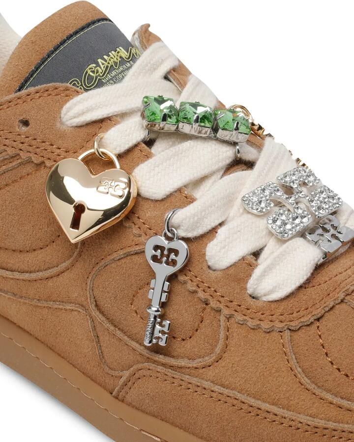 GANNI Sneakers met ronde neus Bruin - Foto 2