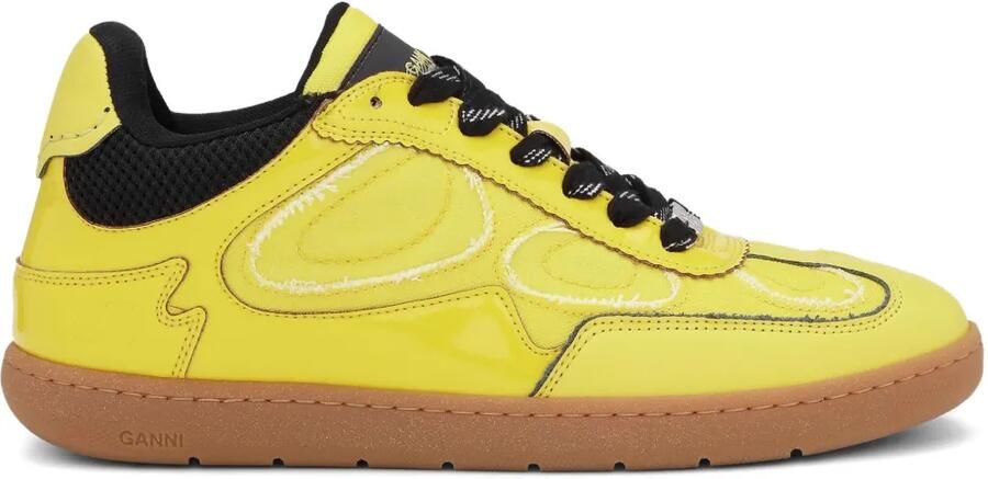 GANNI Sneakers met vlakken Geel