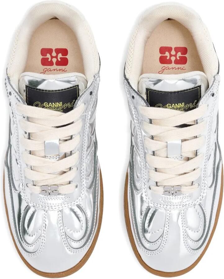 GANNI Sneakers met vlakken Zilver - Foto 2