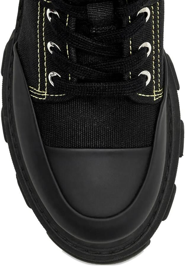 GANNI Trail combat boots met contrasterend stiksel Zwart - Foto 2