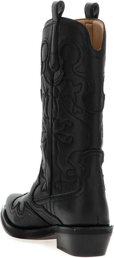 GANNI Western' Texas laarzen Zwart - Foto 3