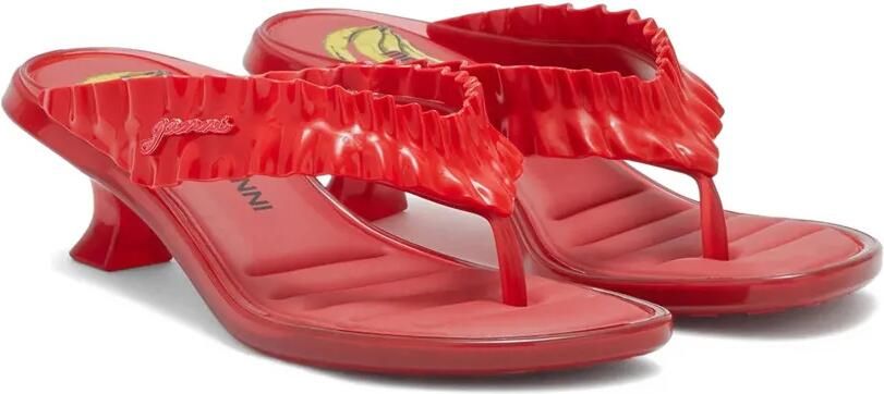 GANNI x Melissa sandalen met kitten-hak Rood - Foto 4