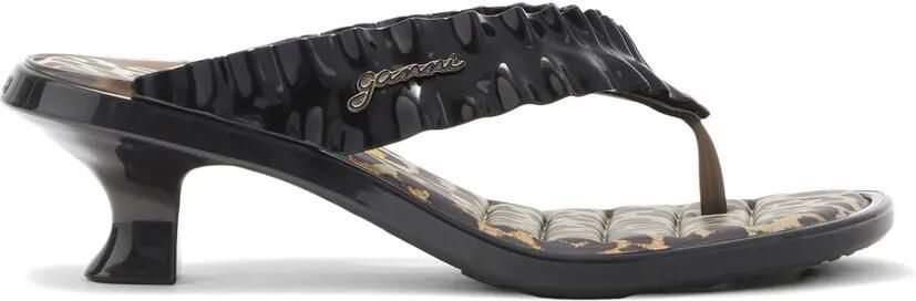 GANNI x Melissa sandalen met kitten-hak Zwart