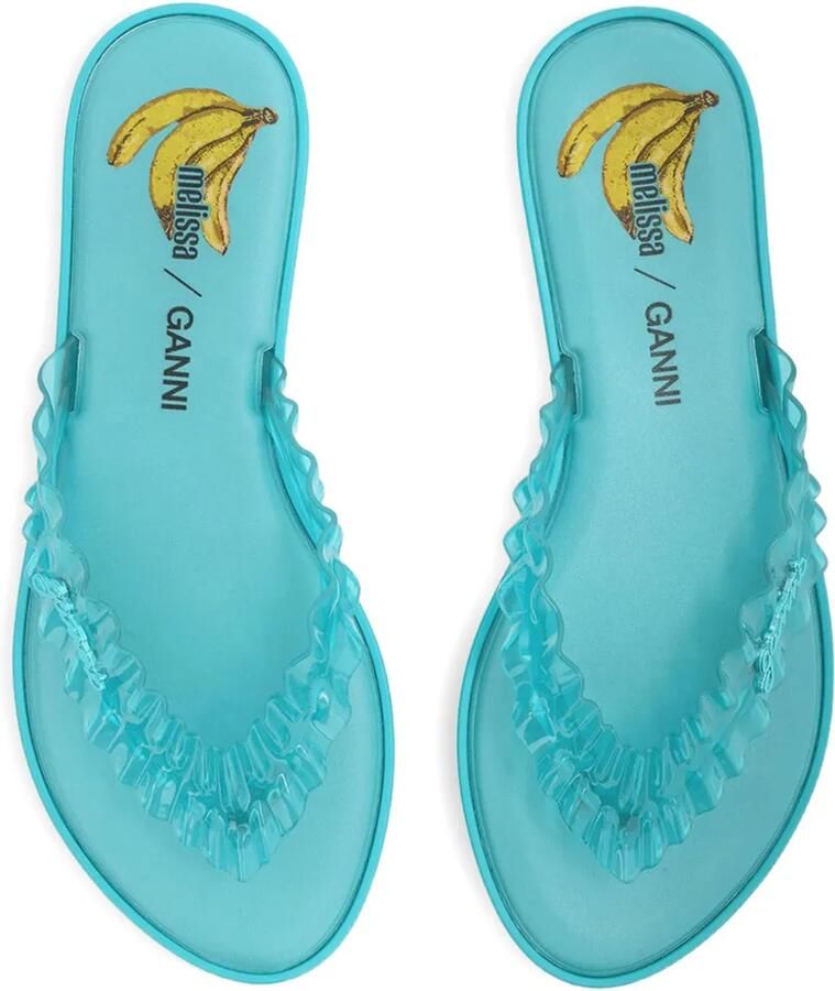GANNI x Melissa teenslippers Blauw - Foto 2