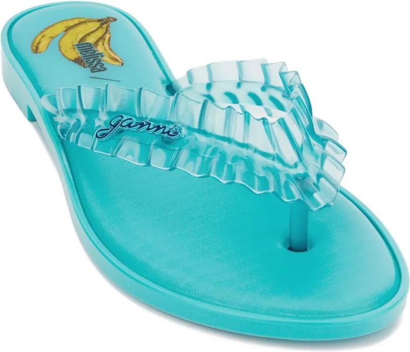 GANNI x Melissa teenslippers Blauw - Foto 3
