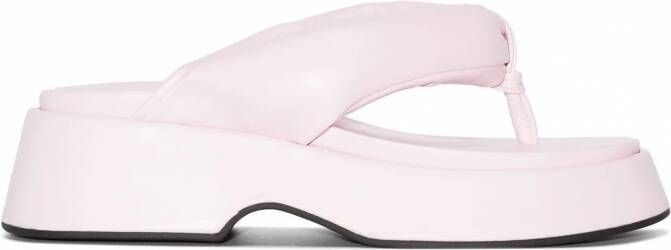 GANNI Gewatteerde sandalen Roze - Foto 4