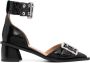 GANNI 50 mm pumps met gespdetail Zwart - Thumbnail 1
