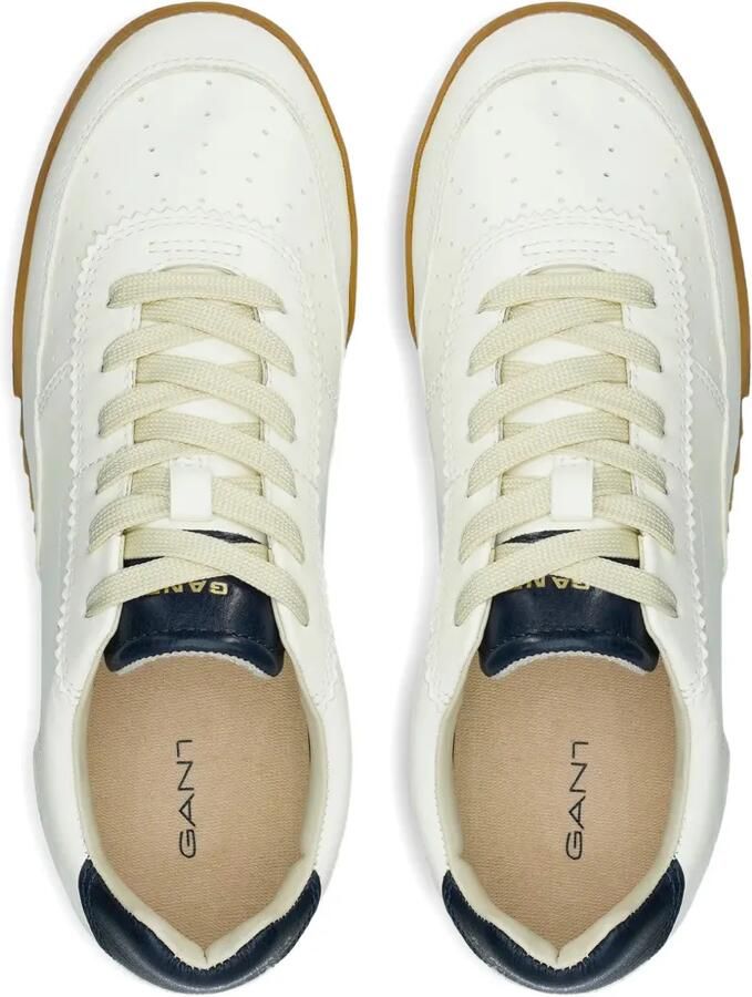 Gant Baylle geperforeerde sneakers Wit - Foto 2
